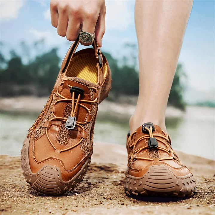 Castaway Genuine Leather Fisherman Sandals