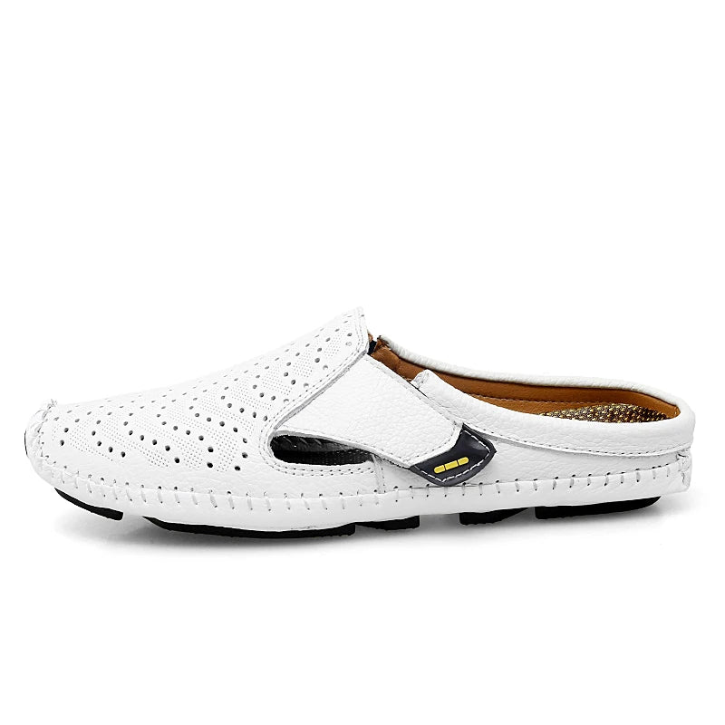 Kincaid Men's Genuine Leather Slip-On Backless Mules