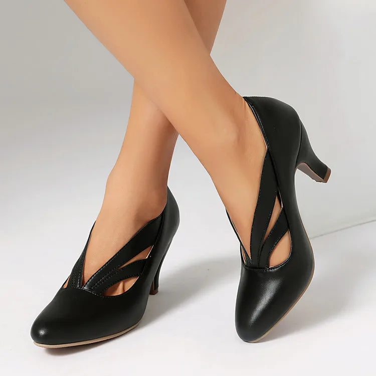 Brielle Block Heel Mary Jane Pumps