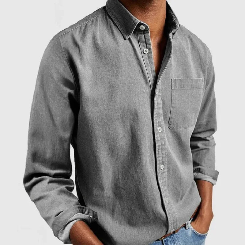 Thatcher Men's Cotton Button-Up Shirt