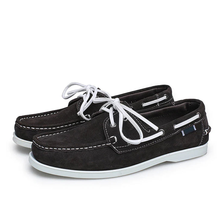 Seafarer Suede Boat Loafers