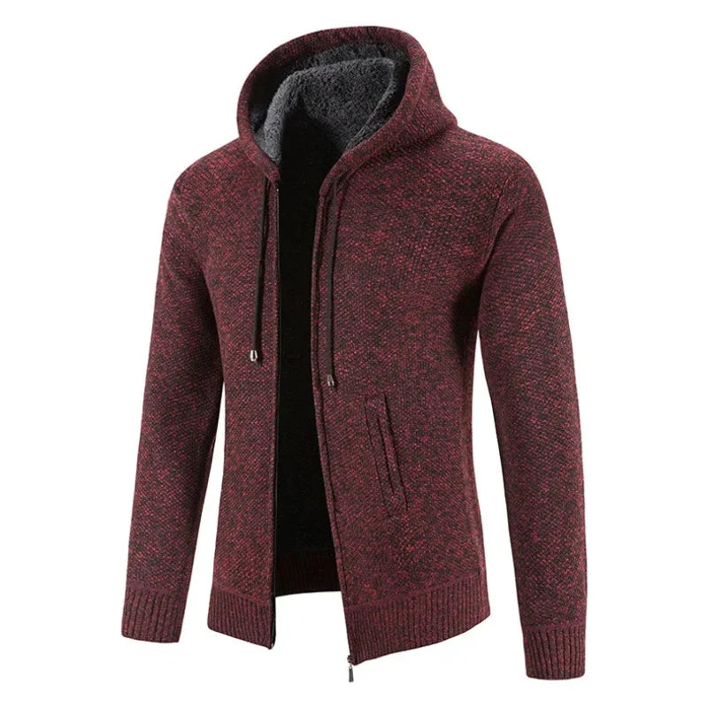 Ashwell Men's Knit Hooded Cardigan
