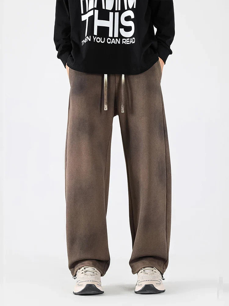 Thornhill Men's Relaxed Wide-Leg Sweatpants