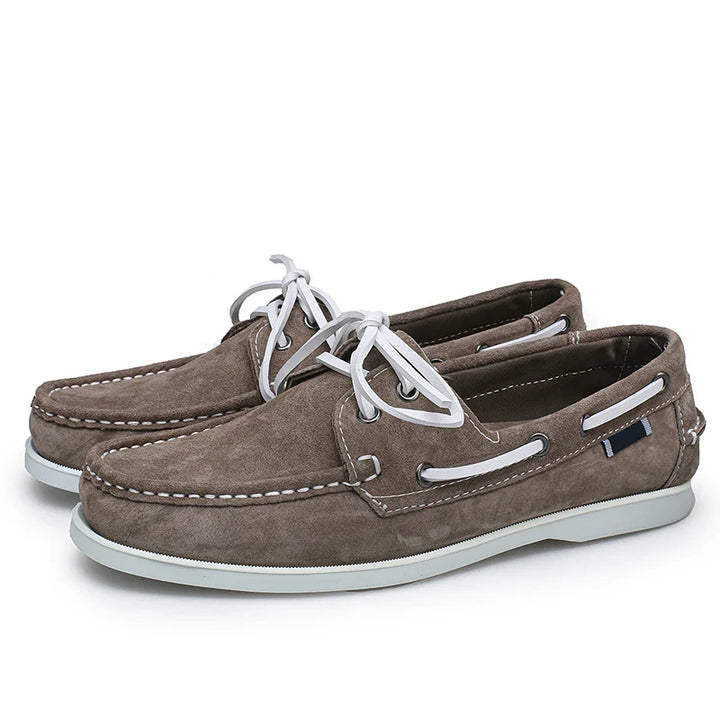 Seafarer Suede Boat Loafers