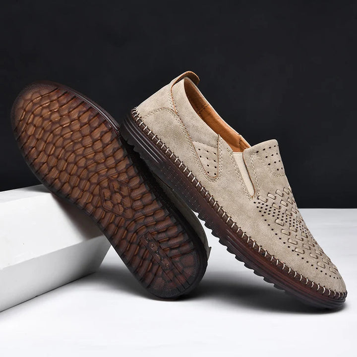 Kieran Men's Woven Slip-On Loafers