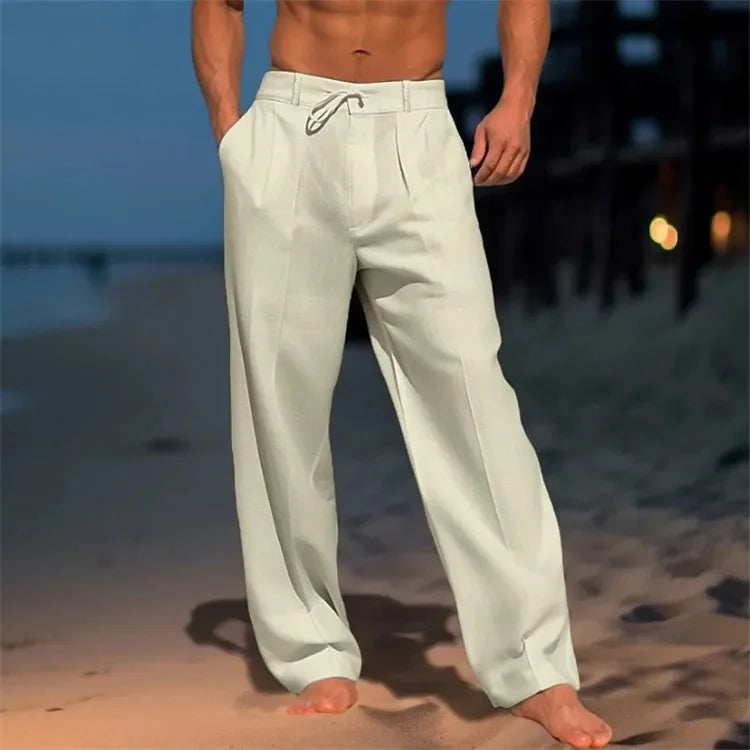 Harland Men's Linen Drawstring Pants