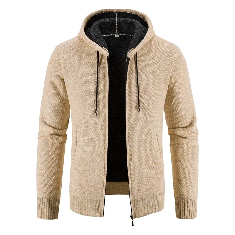 Ashwell Men's Knit Hooded Cardigan