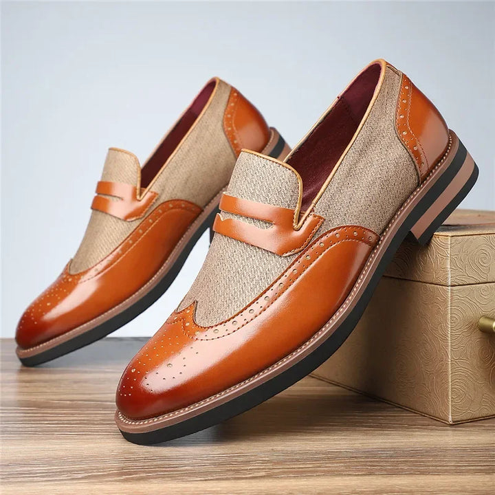 Wellston Men's Genuine Leather Loafers