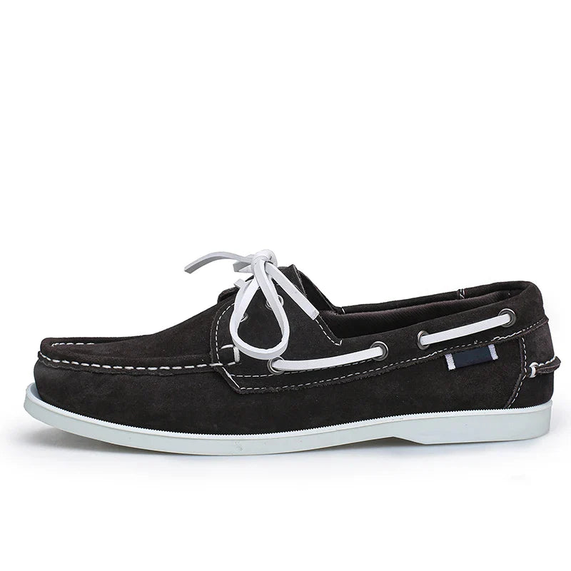 Seafarer Suede Boat Loafers