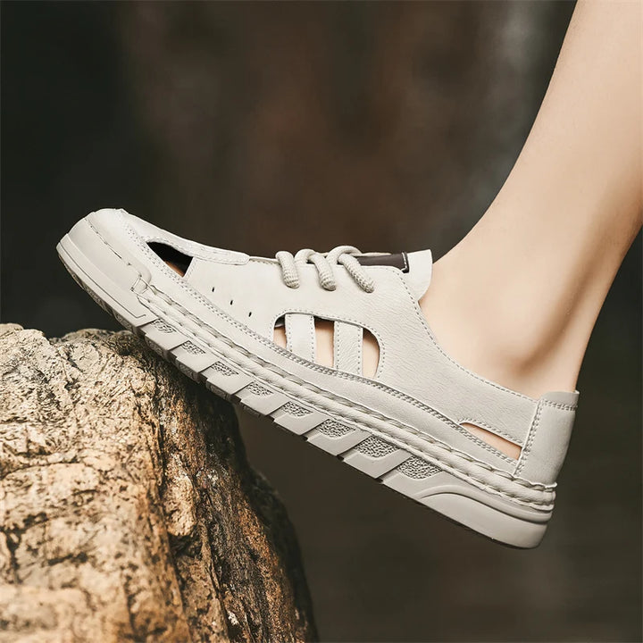 Finnian Genuine Leather Closed-Toe Sandals