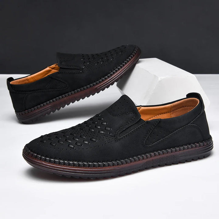 Kieran Men's Woven Slip-On Loafers