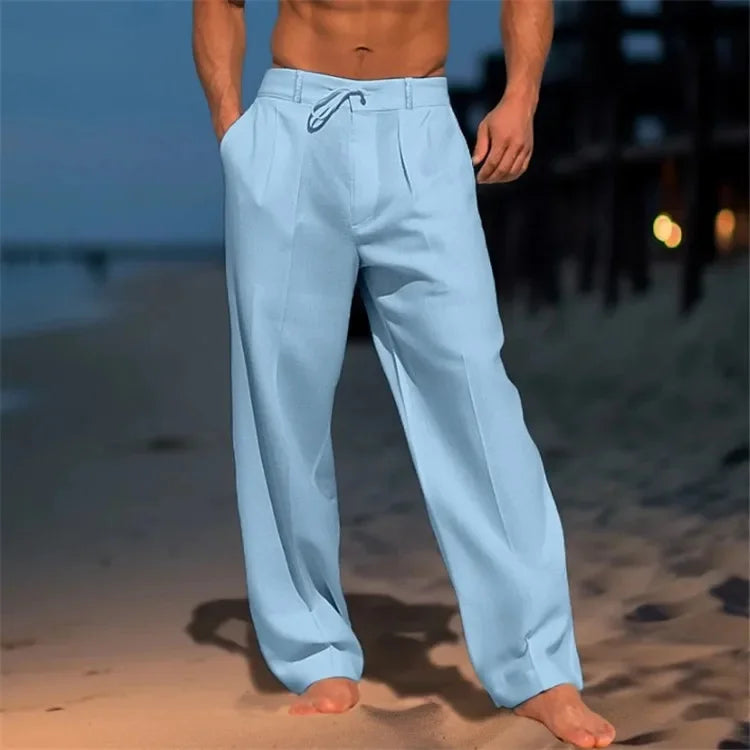 Harland Men's Linen Drawstring Pants