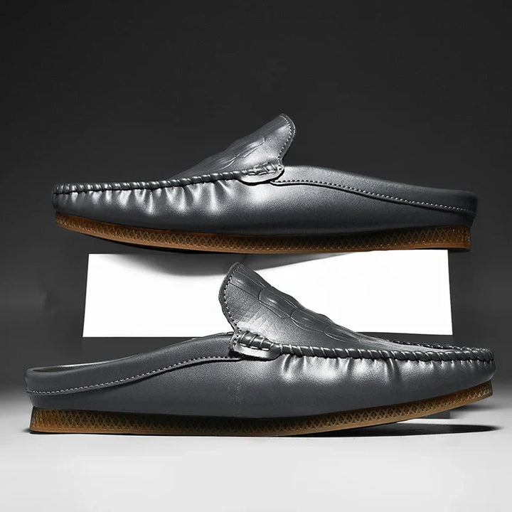 Mercado Men's Leather Backless Mules