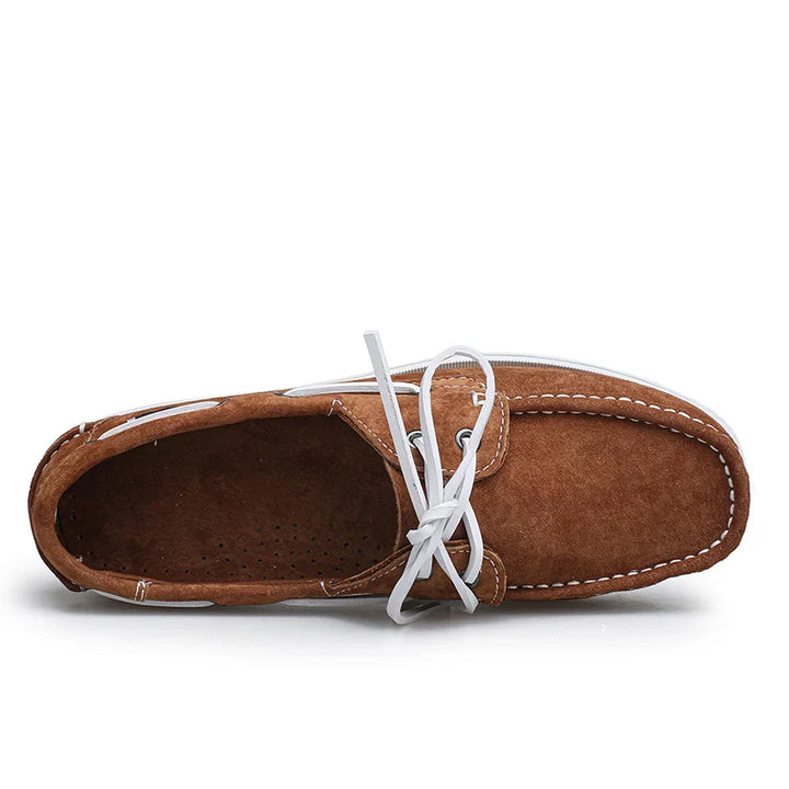 Seafarer Suede Boat Loafers