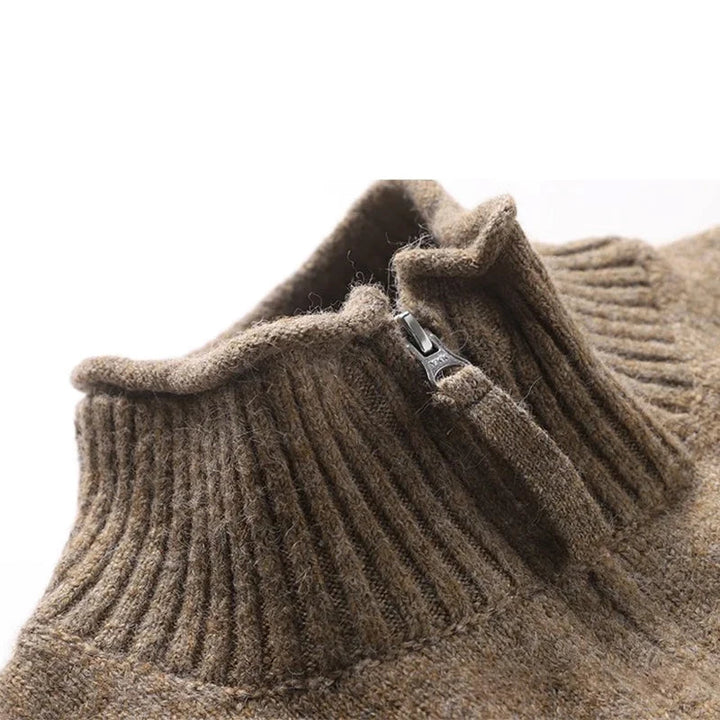 Merritt Men's Wool Zip Cardigan