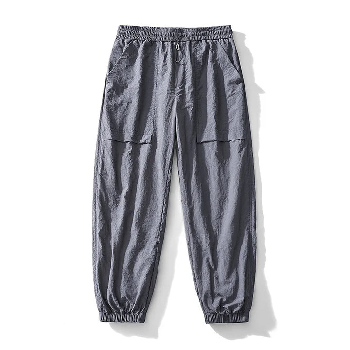 Everett Nylon Joggers with Elastic Waistband