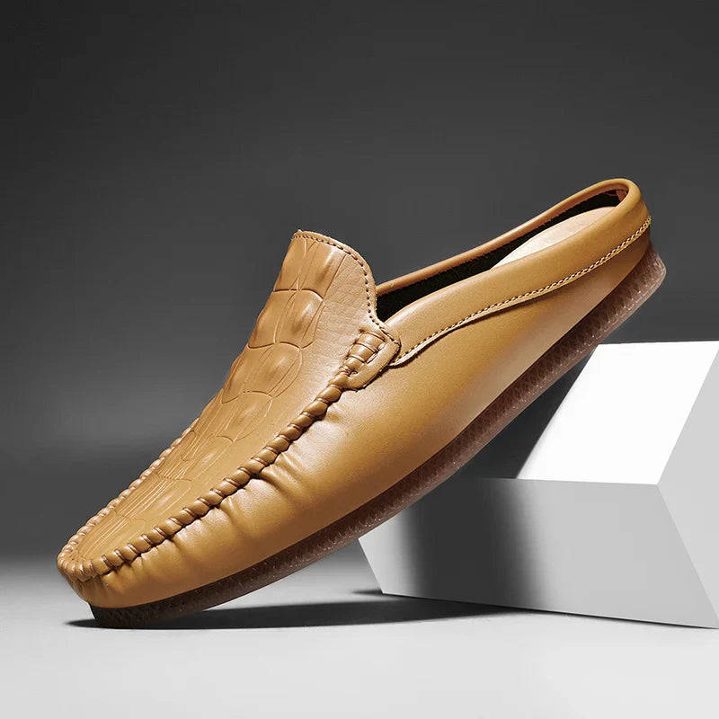 Mercado Men's Leather Backless Mules