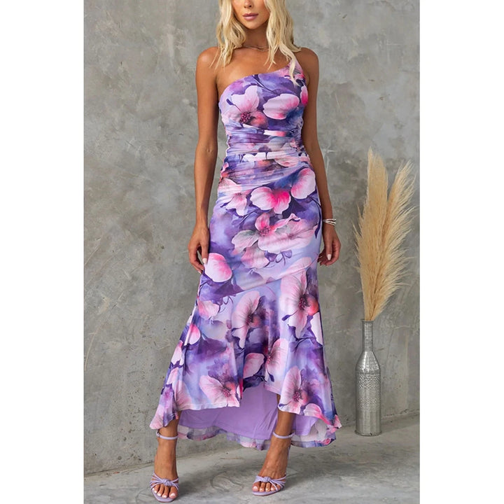 Cosima Women's Floral Strapless Maxi Dress