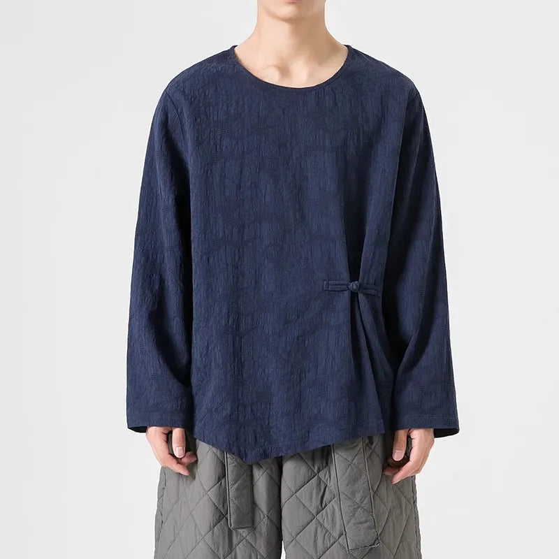 Kaito Men's Linen Long Sleeve Shirt