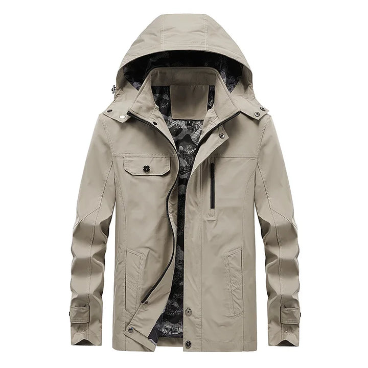 Redford Men's Hooded Windbreaker Jacket