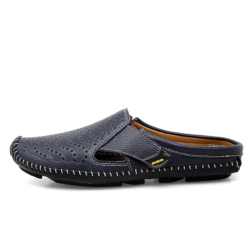 Kincaid Men's Genuine Leather Slip-On Backless Mules