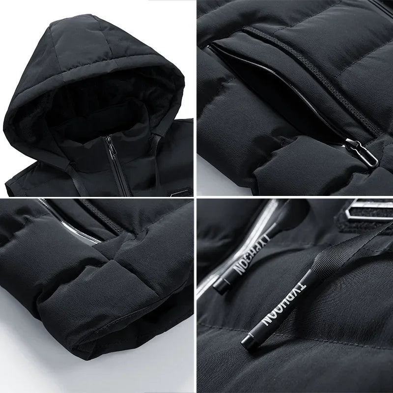 Vance Insulated Puffer Vest with Hood