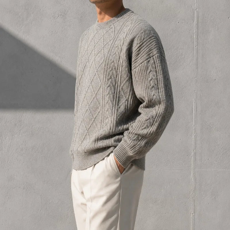 Caswell Men's Cable Knit Sweater