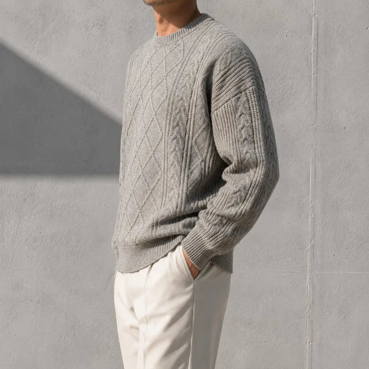 Caswell Men's Cable Knit Sweater