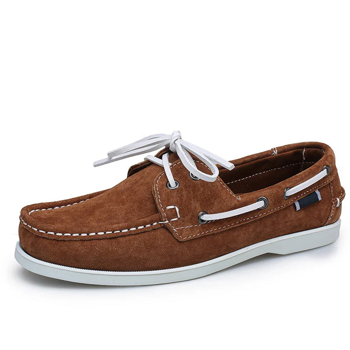 Seafarer Suede Boat Loafers