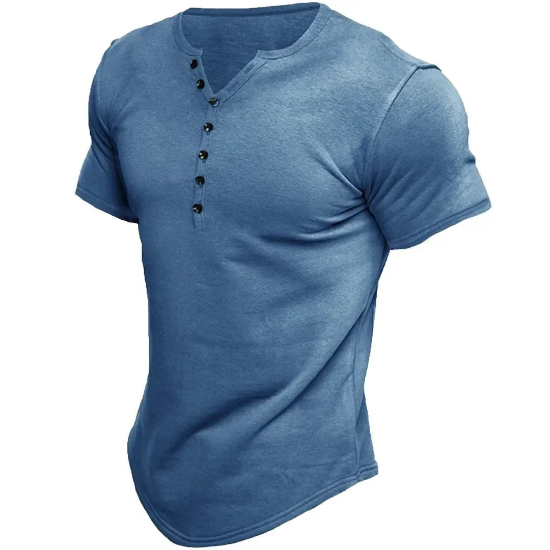 Hawthorne Men's Henley Short Sleeve T-Shirt