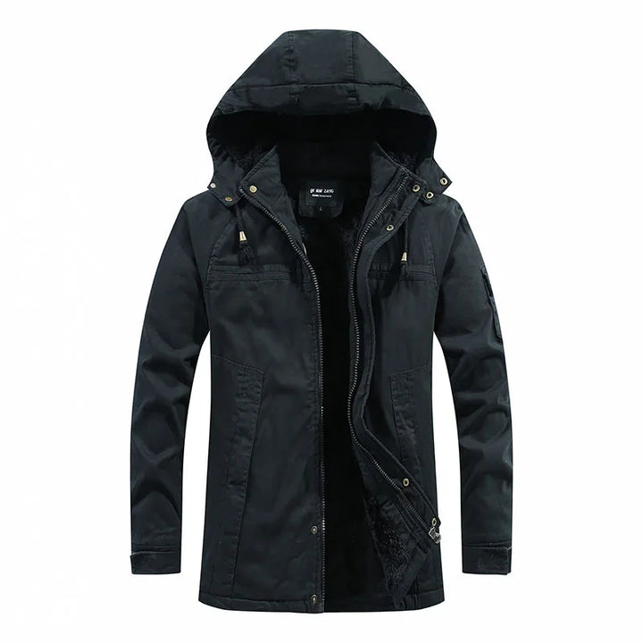 Tiberius Men's Hooded Fleece Parka