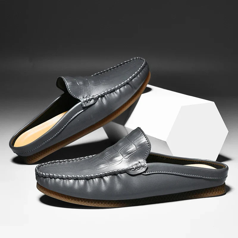 Mercado Men's Leather Backless Mules