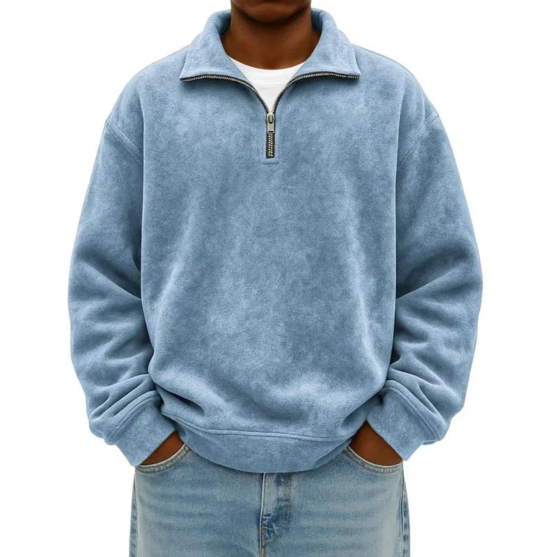Ashford Men's Fleece Quarter-Zip Pullover