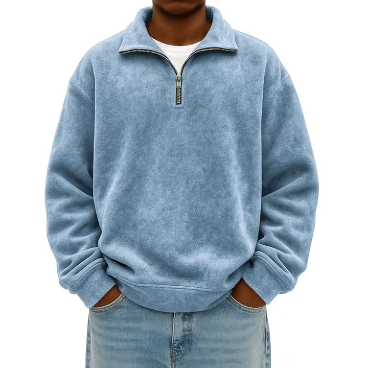 Ashford Men's Fleece Quarter-Zip Pullover