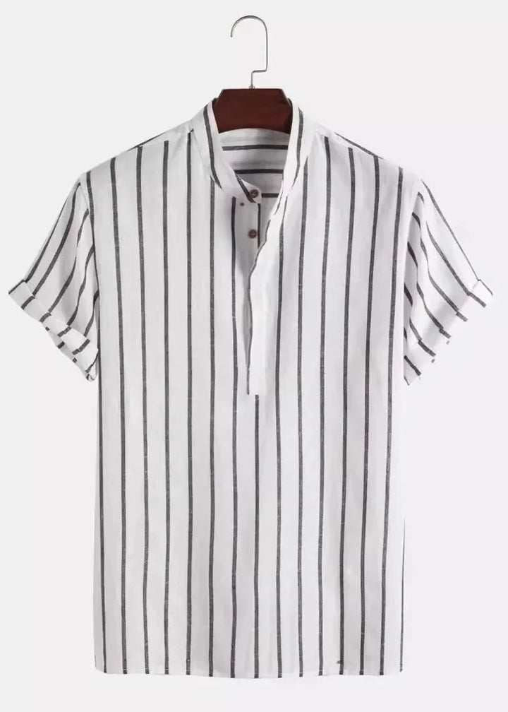 Whitley Linen Short Sleeve Button Up Shirt