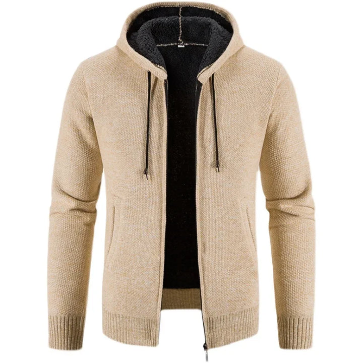 Ashwell Men's Knit Hooded Cardigan
