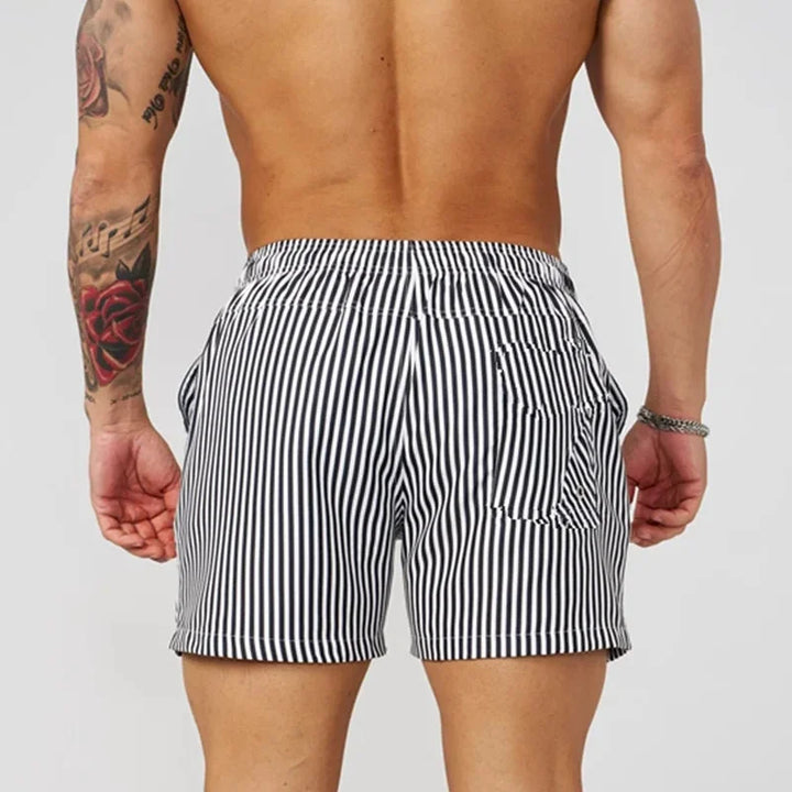 Halstead Striped Swim Trunks