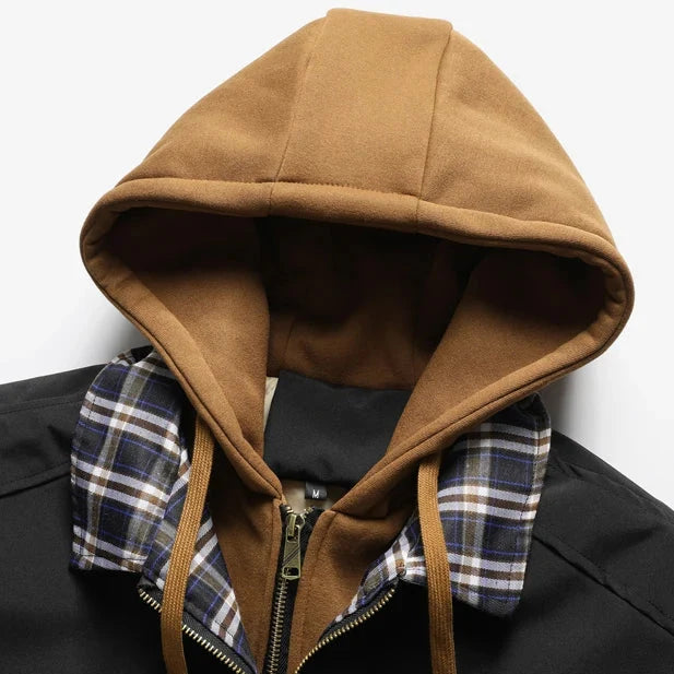 Ridgewell Men's Hooded Bomber Jacket