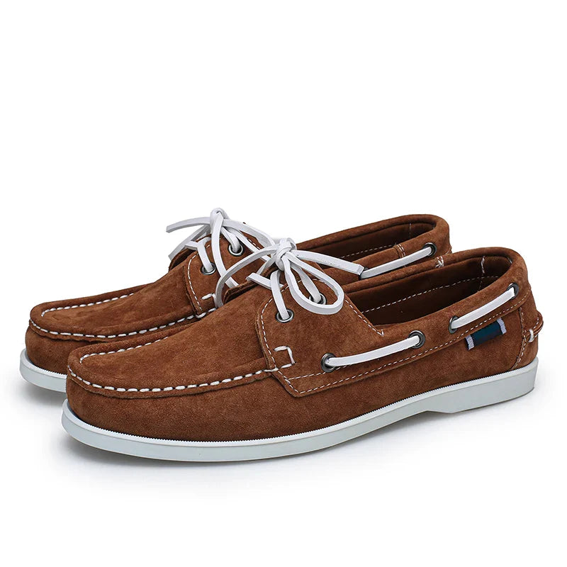 Seafarer Suede Boat Loafers