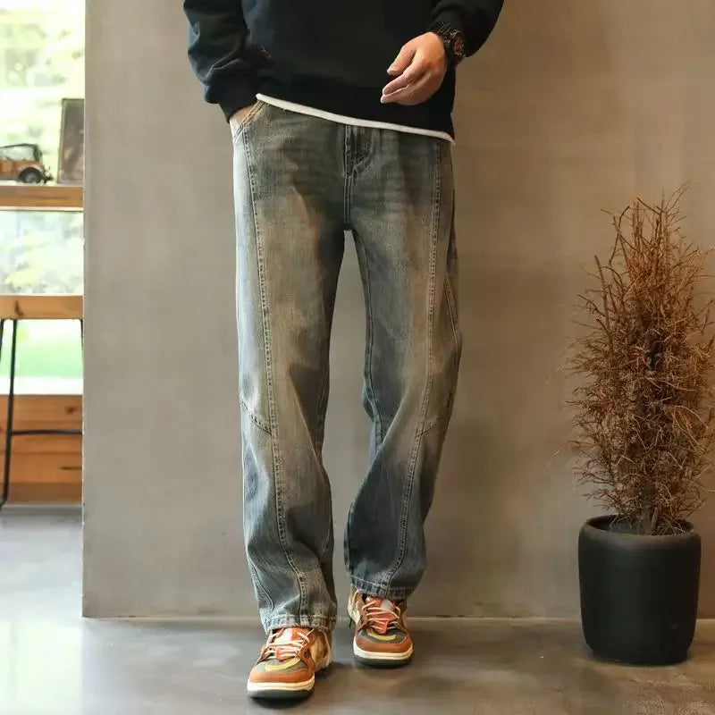 Marcel Men's Denim Straight Leg Pants