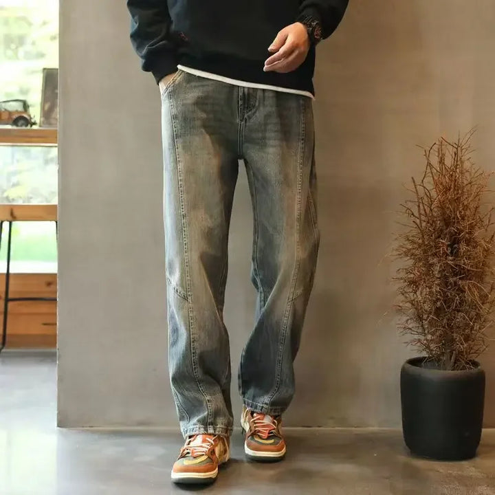 Marcel Men's Denim Straight Leg Pants