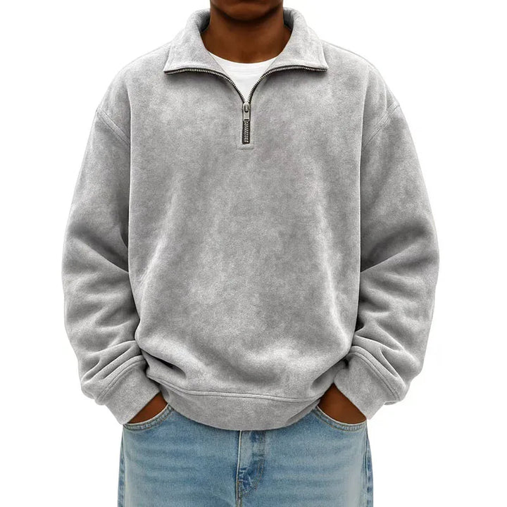 Ashford Men's Fleece Quarter-Zip Pullover