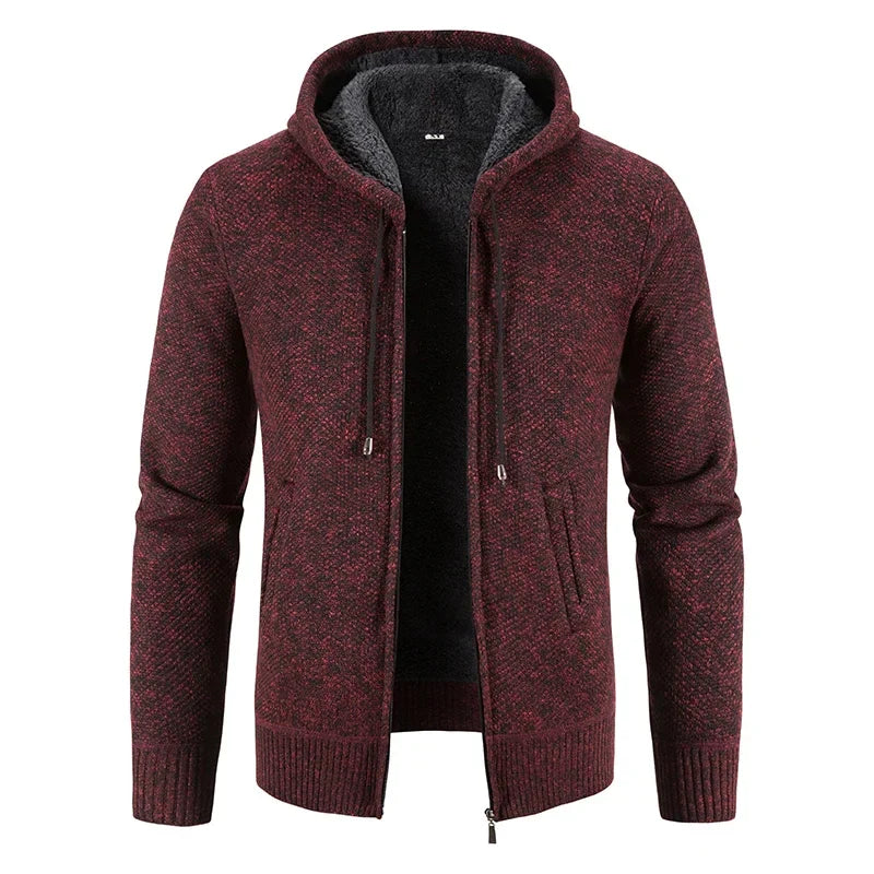 Ashwell Men's Knit Hooded Cardigan