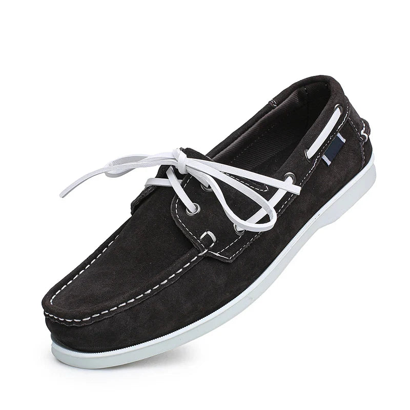 Seafarer Suede Boat Loafers