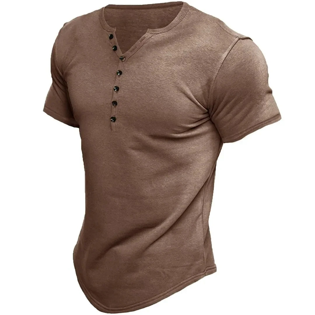 Hawthorne Men's Henley Short Sleeve T-Shirt