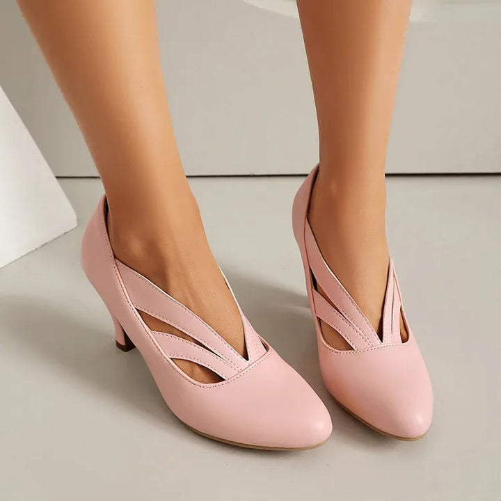 Brielle Block Heel Mary Jane Pumps