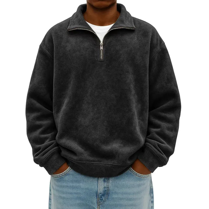 Ashford Men's Fleece Quarter-Zip Pullover