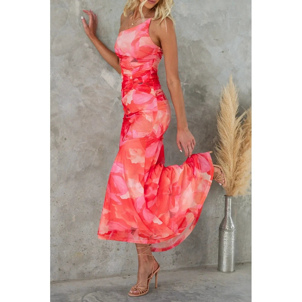Cosima Women's Floral Strapless Maxi Dress