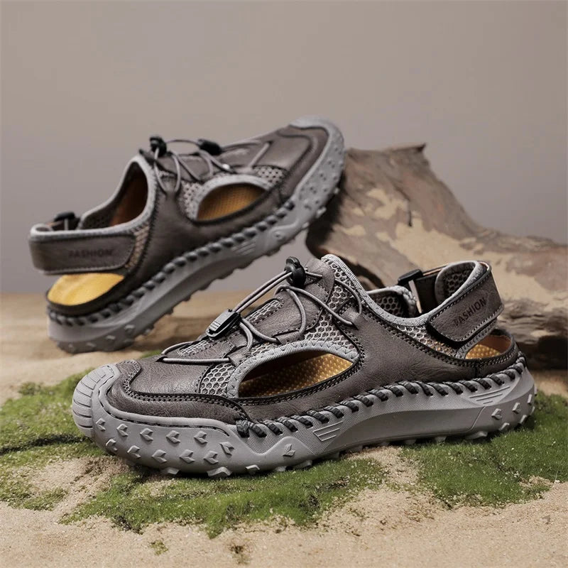 Castaway Genuine Leather Fisherman Sandals