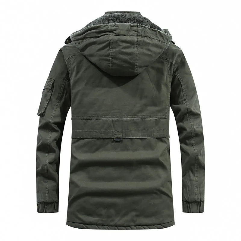 Tiberius Men's Hooded Fleece Parka